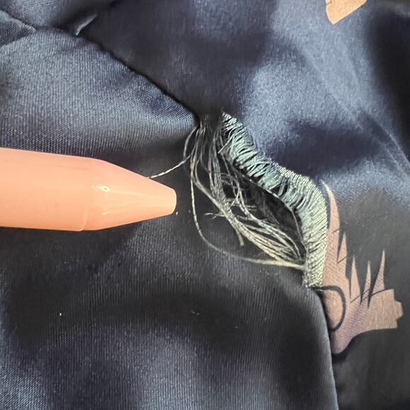 Disney 50th Anniversary Satin Pajama Set Castle Print Blue Size M - Picture 10 of 11